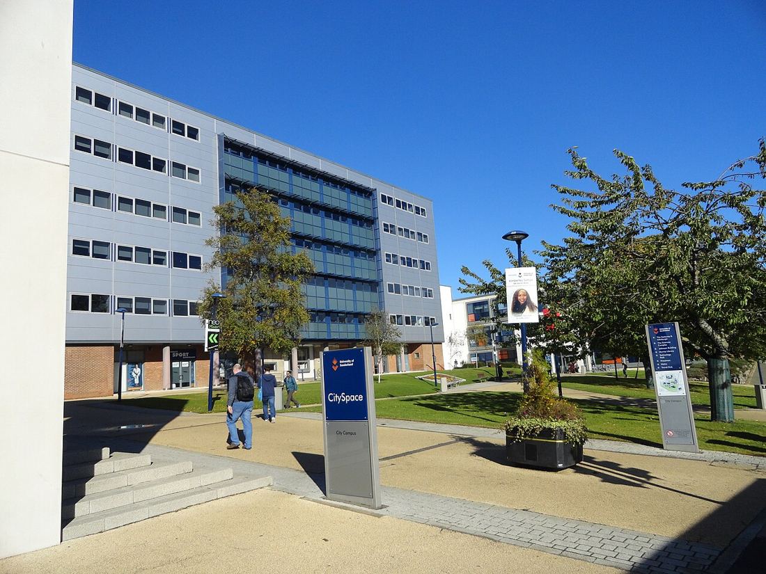 The Gateway building on the University of Sunderland's City Campus. Sir David Bell is the university's vice-chancellor.
